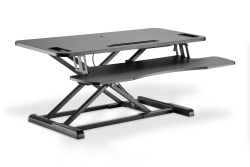 DIGITUS Schreibtischaufsatz verstellbar 95x61x11-46cm schw.