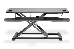 DIGITUS Schreibtischaufsatz verstellbar 95x61x11-46cm schw.