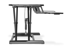 DIGITUS Schreibtischaufsatz verstellbar 95x61x11-46cm schw.