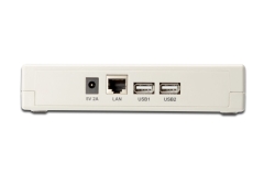 DIGITUS USB & Parallel Print Server, 3-Port 2x USB A,...