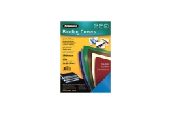 Fellowes Präsentationsdeckb. Chromolux Blau A4 250G...