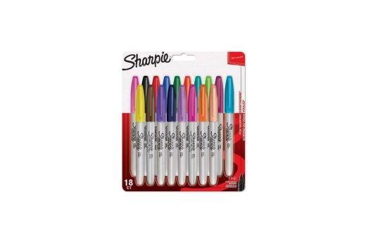 Sharpie Marker Fein Rundspitze F 18er Fun-Farben Blister