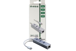 Inter-Tech LAN-Adapter Argus IT-410-S USB-C Gigabit Ethernet