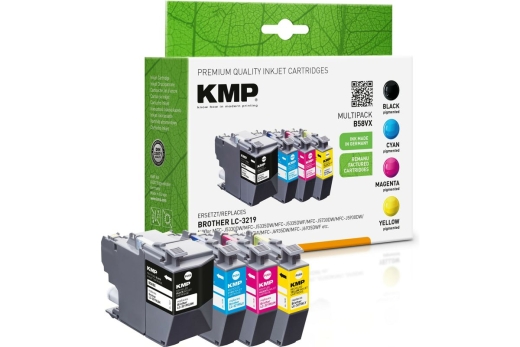 KMP Patrone Brother LC3219VALDR Multip. 1500-3000 S. B58VX refilled