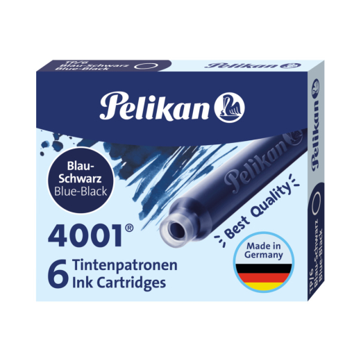 Tintenpatrone 4001® TP/6 - blauschwarz, 6 Patronen