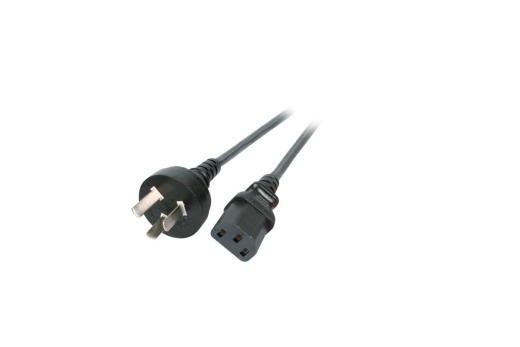 EFB Netzleitung China - C13 180°, schwarz, 1.8 m, 3 x 0.75m