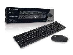 CONCEPTRONIC Wireless Tastatur +Maus Layout DE schwarz