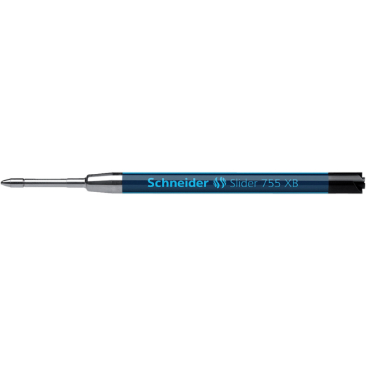 Kugelschreiber Großraummine Slider 755 - XB, schwarz (dokumentenecht)