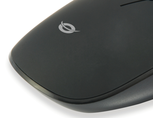 CONCEPTRONIC Optische Maus USB-A/1200DPI/4Tasten L+R schwarz