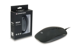 CONCEPTRONIC Optische Maus USB-A/1200DPI/4Tasten L+R schwarz