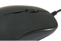 CONCEPTRONIC Optische Maus USB-A/1200DPI/4Tasten L+R schwarz