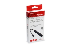 Equip 4-Port USB-C3.2-Hub->4xUSB-A 3.2 5Gbps