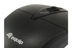 Equip Tischmaus USB-A Stecker L+R 1.35m schwarz