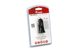 Equip KFZ-Ladegerät 2-Port 2xUSB2.0 480Mbps 12W schwarz