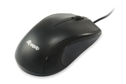 Equip Kombi Kabelgebunden Tastatur+Maus DE schwarz 1.35m