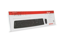 Equip Kombi Kabelgebunden Tastatur+Maus ES schwarz 1.35m