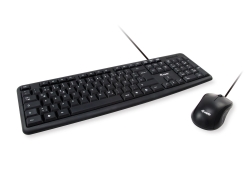 Equip Kombi Kabelgebunden Tastatur+Maus IT schwarz 1.35m