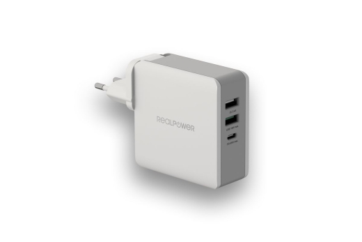 RealPower Ladegerät DeskCharge-65 Travel 65W