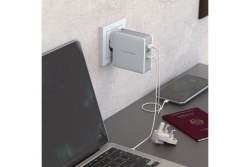 RealPower Ladegerät DeskCharge-65 Travel 65W