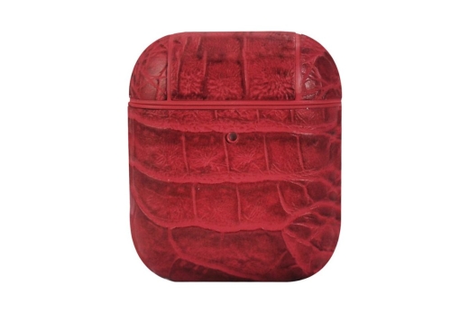 TERRATEC AirPods Case AirBox Crocodile Pattern Red