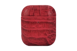TERRATEC AirPods Case AirBox Crocodile Pattern Red