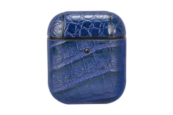 TERRATEC AirPods Case AirBox Crocodile Pattern Blue