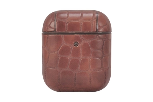 TERRATEC AirPods Case AirBox Stone Pattern Dark Brown