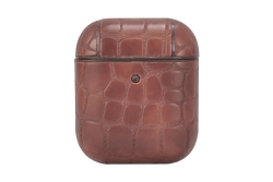 TERRATEC AirPods Case AirBox Stone Pattern Dark Brown