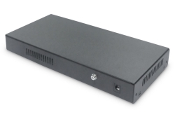 DIGITUS Switch 8-Port Gigabit 86W PoE + 2 SFP Ports schwarz