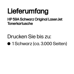 HP 59A Schwarz LaserJet Tonerpatrone