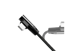 Logilink USB-Stecker USB 2.0 zu USB-C (90° gewinkelt) 0,3m