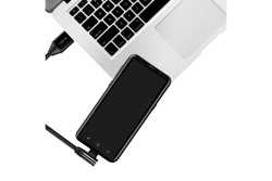 Logilink USB-Stecker USB 2.0 zu USB-C (90° gewinkelt) 0,3m