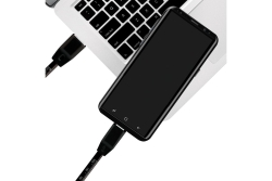 Logilink USB 2.0 Kabel zu USB-C Stecker, schwarz, 1,0m
