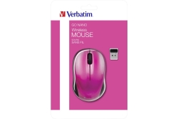 Verbatim USB Maus Go Nano Wireless hot pink retail