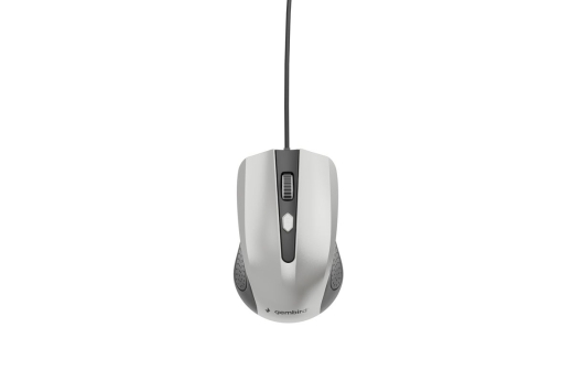 gembird Maus OPT 4 Tasten schwarz/silber