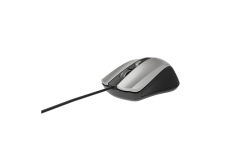 gembird Maus OPT 4 Tasten schwarz/silber