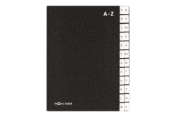 PAGNA Pultordner Classic 24 Fächer A-Z schwarz