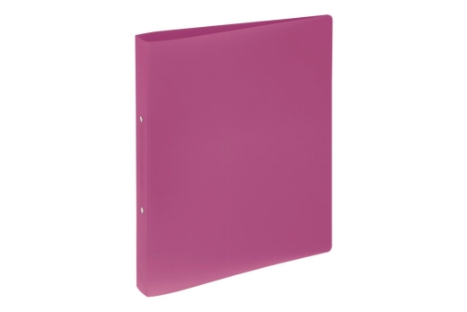 PAGNA Ringbuch A4 25mm PP 2-Ring-Mechanik dunkelrosa