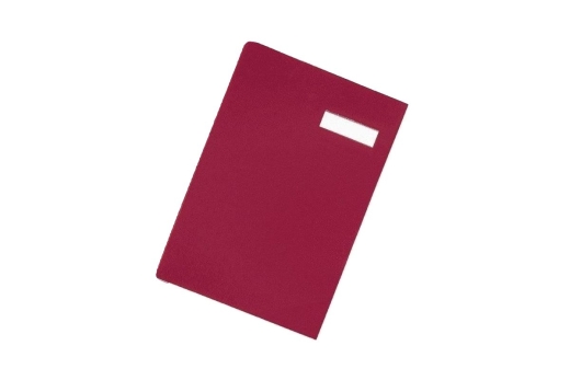 PAGNA Unterschriftsmappe Stoffeinband 20 Fächer rot