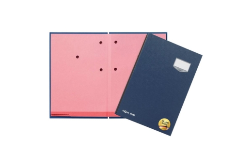 PAGNA Unterschriftsmappe DE LUXE Kunststoff 20 Fächer blau