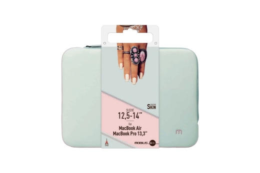 Mobilis Skin Sleeve 12.5-14 - Grey and pink