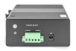 DIGITUS Switch Ind. 7-Port Gigabit 30W PoE Unmanaged schwar