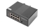 DIGITUS Switch Ind. 7-Port Gigabit 30W PoE Unmanaged schwar