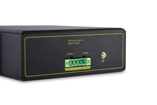 DIGITUS Switch Ind. 4-Port Gigabit 30W PoE Unmanaged schwar