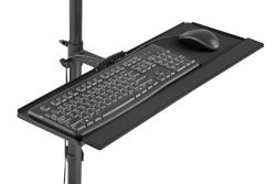 DIGITUS Arbeitsplatz rollbar, Sitz/Steh, 1xTFT,PC,TAS schwa.