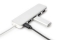 DIGITUS USB-C-Hub 4-Port 3.0->4xA3.0 1xC-PD intgr.Kabel wei