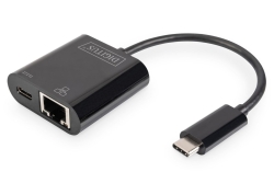 DIGITUS USB Type-C Gigabit Ethernet Adapter, PD...