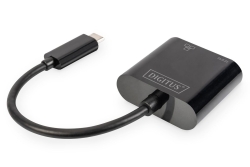 DIGITUS USB Type-C Gigabit Ethernet Adapter, PD Unterstüt.