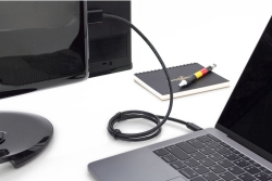 DIGITUS USB C Adapterkabel Typ C -HDMI A 4K St/St 2.0m, sw