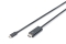 DIGITUS USB C Adapterkabel Typ C -HDMI A 4K St/St 2.0m, sw